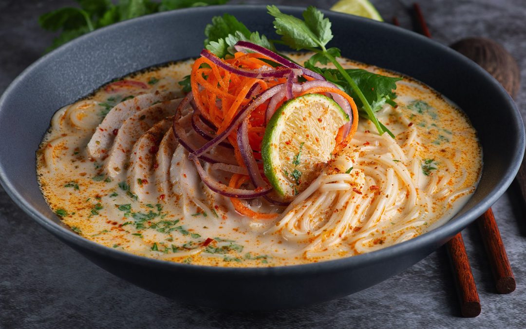 Red Thai Chicken Noodle Bowl